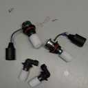 LED Bulbs combo, compatible with (2001-2004) FORD F-250 / F-350 / F-450 / F-550 LED Bulbs combo, 9007/HB5 High/Low Beam Bulbs +9145 LED Fog Light Bulbs, Pack of 4