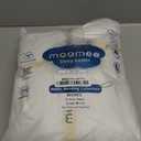 MooMee Fitted Bottom Sheet Only 100% Washed Cotton Linen Like Textured Breathable Durable Soft Comfy Deep Pocket Fits Mattress up to 17" (Cream White, California King)