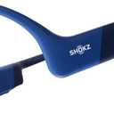 SHOKZ OpenRun, Bone Conduction Headphones,Open-Ear Bluetooth Wireless Sport Headphones for Running & Workout,Sweat Resistant, Long 8H Playtime,Mic,Hair Band-Standard-Blue