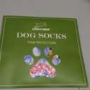 EXPAWLORER Anti Slip Dog Socks to Prevent Licking Paws, Dog Shoes for Hot Pavement, Dog Booties for Small Medium Large Senior Dogs, Traction Control Boots & Paw Protectors for Hardwood Floors (Tie-dye Blue Purple)