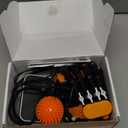 Rehabilitation Robot Gloves, Finger Exerciser for Stroke Recovery Hand Glove Equipment Hand Function Rehabilitation (Orange Right Hand L)