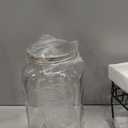 Glass Drink Dispensers for Parties, Beverage Dispenser with Stand, Ice Cylinder and Stainless Steel Spigot 100% Leakproof, Beverage Dispenser for Lemonade Sun Tea (2 Gallon Single with Stand)