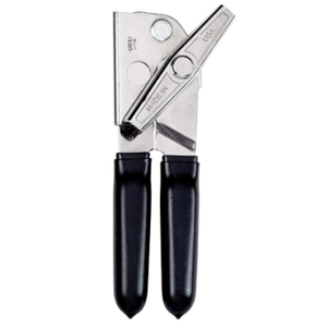 EZ-DUZ-IT Deluxe Can Opener with Black Grips  