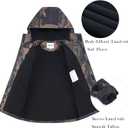 Boys Rain Jackets Lightweight Waterproof Hooded fleece Raincoats Windbreakers for Kids, size 11-12