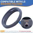 WM3700HWA/00 WM3500CW/00 WM3700HVA/00 Washer Door Boot Seal Gasket WM3270CW WM3180CW/00 WM3080CW/00 WM3670HVA/01 WM3370HVA/01 MDS47123619 for Kenmore,for LG Front Load Washer Rubber Seal
