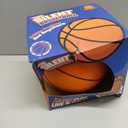 Silent Basketball Size 5 (27.5")  Not Vacuum Shipped - 2025 Upgraded Airless Soft Foam Ball Soundless for Quiet Dribbling and Indoor Training  Real Feel Higher Bounce No Noise (Dark Orange)