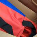 Giant 4 Row Game with Carrying Bag and Mesh Fabric .Giant 4-to-Score Game Set Suitable for Indoor and Outdoor Holiday Parties and Family Gatherings. Blue red, Large