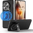 Nillkin Magnetic for OnePlus 13 Case, Compatible with MagSafe, Thin Slim Fit Case with Upgrade Camera Cover and Kickstand, Camshield Prop Case for OnePlus 13, Black