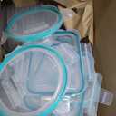 Snapware Plastic Total Solution (21-Pack) Large Food Storage Containers Set, Meal Prep Containers with Plastic BPA-Free Lids & 4 Locking Tabs, Microwave, Dishwasher, and Freezer Safe