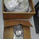 MÜELLERHOME 4.5 QT Enameled Cast Iron Dutch Oven, Heavy-Duty Casserole Dish and Braiser Pan with Lid and Stainless Knob, Safe for All Cooktops, Oyster White