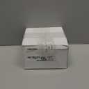 Tessco 100 Pcs Mini Dessert Plates Set, Disposable Appetizer Plates Assorted Shape Mini Plastic Spoons for Wedding Party Birthday (Black)