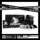 Inline Skates PRO for Adult Women - ABEC-9 Bearing with Breathable Lining for Male Female, Optional Brake, Size W 6-9, Black