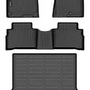 All Weather Floor Mats & Cargo Liner Set Custom for Kia Sportage 2023 2024 2025 (Not Hybrid) - Black
