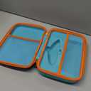 Case Compatible with 3 Doodler Start+ Essentials for 3D Pen Set for Boys & Girls, Art Activity Set Storage Organizer for Educational STEM Toy Hold Filament Refill DoodlePad and Cable(Case Only) (Cyan)