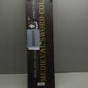 41.25" One Hand Medieval Sword - Dull Blade Carbon Steel With Faux Leather Wrapped Wood Scabbard - Non-Battle Ready for Gifts, Cosplay, & LARP