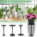 Adjustable Plant Risers for Inside Pots, 11-20" Rise Planter Insert Filler for Large Pots, Plant Lift Inserts Pot Risers for Indoor Outdoor Tall Taper Planter Container (6" 8" 10" Base Top, Set of 1)