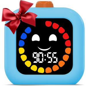 Digital Visual Timer for Kids - Rechargeable 99 Min Timer - Focus & Smoother Routines - Visual Timer for Classroom, ADHD Autism Toddler Support - Daily Use at Home, Therapy or School (Blue)