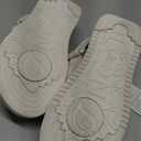 ONCAI Orthopedic Women Sandals with Arch Support Comfort Casual Sport Platform Recovery Hiking Sandals for Laides Water Summer Vacation Shoes Thick Outdoor Adjustable Strap (Size 7, Beigewhite)