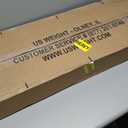 US Weight Sentry Stanchion with Retractable Belt, Easy Connect Assembly, Black, 6.5' Belt (2 Pack)