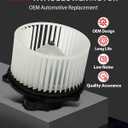 cciyu HVAC Blower Motor Fit for 2003-2011 Hyundai Accent/ 2007-2010 for Hyundai Azera /2006-2010 for Hyundai Sonata Blower Motor with Wheel Fan Cage 700133 971132G000 Front Heater AC Blower Motor