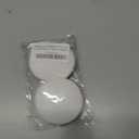 Door Stopper, Door Knob Wall Protector, White Door Stoppers, with Strong, Thickened Adhesive, Circular,2.36 x0.39 in, 4 Pcs for Cover up Damage, Shock Absorbent