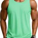 TACVASEN Men's Workout Tank Tops Sleeveless UPF 50+ Summer Sun Shirts Quick Dry for Running Swim Gym Beach, Size: Medium