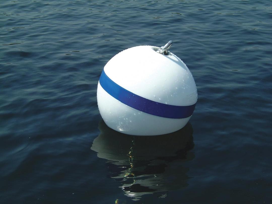 Taylor Made Products, Sur-Moor T3C Mooring Buoy, Seamless, Foam Filled, 24 inch Diameter