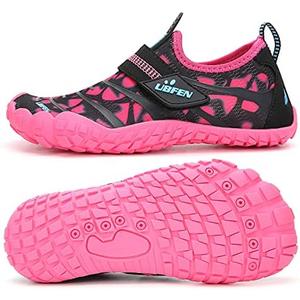 UBFEN Water Shoes for Kids Boys Girls Aqua Socks Barefoot Beach Sports Swim Pool Quick Dry Lightweight Toddler Little Big Kid, Size: 9 Toddler
