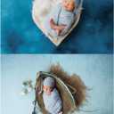 Newborn Photography Props Swaddle Newborn Wraps for Baby Boys Girls Infant Baby Photo Props Shoot Stretch Blanket