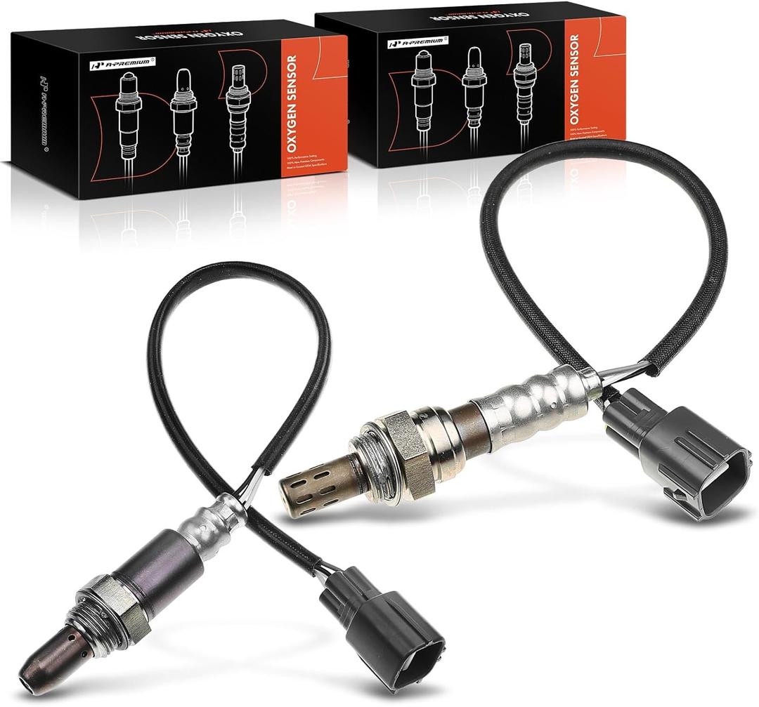 A-Premium O2 Oxygen Sensor Compatible with Toyota Tacoma 2005-2011 2.7L, Upstream & Downstream, 2-PC Set, Replace# 8946704010, 8946733130 A-Premium O2 Oxygen Sensor Compatible with Toyota Tacoma 2005-2011 2.7L, Upstream & Downstream, 2-PC Set, Replace# 8946704010, 8946733130