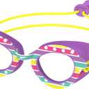 Speedo Kids' Swim Goggles Sunny G Ages 3-8 (Pop Rainbow Sweet Purple)