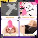 Pasimy 3D Halloween Bulletin Board Decorations Set Halloween Classroom Decor DIY Paper Fans Spooky Ghost Witch Pumpkin Cutouts Fall Border for Trick or Treat Home Office Wall Door Supplies(Classic)