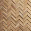 UltraWood Herringbone Reclaimed Teak Wood 3D Wall Panels - Home Decor Wallpaper Alterantive for Living Room, Bedroom, and Office - Easy Installation DIY Room Decor - 16 Pack 11.63 Sq Ft