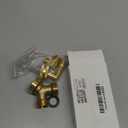 Feekoon 5 Pack Brass Dishwasher Fitting Kit, Brass Inlet Elbow, 3/8" MIP Elbow, Y Connector, Dishwasher Hookup Connection Kit for Water Supply Line
