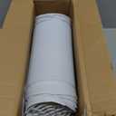 Portable AC Window Vent Kit, Adjustable Vertical/Horizontal Sliding Window Kit Plate for AC Unit, Seamless Portable AC Window Seal With 5.9 Inch Diameter, 59 Inch Length Exhaust Hose