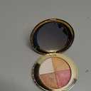 Eye & Cheek Palette - Eyeshadow and Highlighter Makeup, Face Highlighter Palette for Women, Multitasking Blush, Highlighting Eye & Cheek Palette, 4-In-1Makeup Palettes Kit, Natural Glow Contour Powder