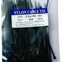 Blue 3X100Mm 100Pcs Strong Plastic Cable Tie Self-Locking Fastening Ring Zip Wraps Strap Tie Red Green Yellow
