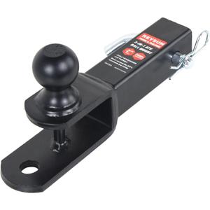 864209 3 in 1 ATV/UTV Trailer Hitch Towing Ball Mount with 2 inch Trailer Ball, Fits 2 inch Hitch Receiver