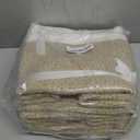 3Pack Cube Storage Bins,Square Storage Baskets for Christmas Decorative,Foldable Trunk organizer for Car,11Inch Durable Cotton Rope Woven Storage Basket for Organizing-Brown Basket for Shelves,Camping (3PCS-White+Brown)