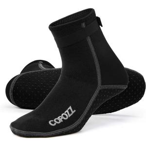 COPOZZ Diving Socks 3mm Neoprene Beach Water Socks-Anti Slip for Snorkel Swim Youth Men Women