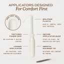 August Organic Tampons, 72-Pack Super & Super+ Non-Toxic Tampons for Women