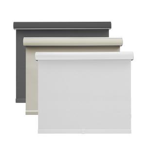 SCHRLING Blackout Cordless Roller Shades for Windows, Free-Stop Room Darkening Window Shades with Valance UV Protection Thermal Insulated Fabric Blinds for Home, Office, Cotton White, 40" W x 72" L