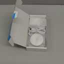 3-in-1 Charging Station for Apple Device, Qi2 25W Certified Magnetic Wireless Foldable Fast Charger Stand Compatible with MagSafe for iPhone 17e/17/16/15/14/13/12/Air Series, Apple Watch & AirPods (White+Silver)