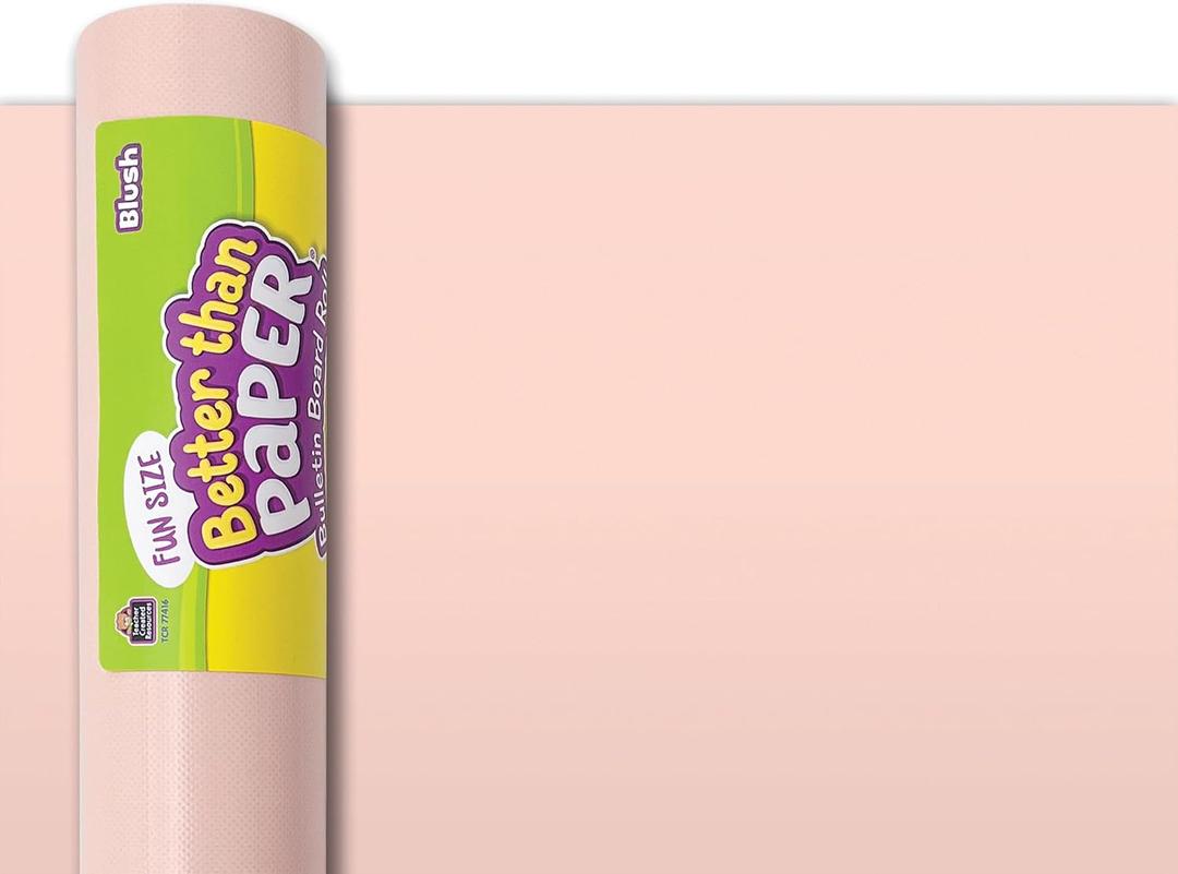 Teacher Created Resources Fun Size Blush Better Than Paper Bulletin Board Roll (TCR77416)