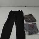 3 Pack High Waisted Leggings for Women- Full Length Capri Black Buttery Soft Tummy Control Yoga Pants for Workout Athletic