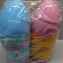 10 Inch Giant Macaron Plastic Easter Eggs 6 pcs/ 12 pcs Large Plastic Easter Eggs With Handle Jumbo Empty Fillable Eggs for Easter Egg Hunt Suprise Egg (12 Pcs Macaron - 10 Inch with Handle)