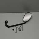 Diyife Bike Mirror, [Long Arm] HD Wide Angle Large Bicycle Mirrors for Handlebars, 360°Adjustable Anti-shake Bicycle Rear View Mirror, Bike Accessories for Ebike Scooter Mountain Road Bike (Left)