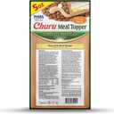 INABA Churu Meal Topper for Dogs, Complete & Balanced, Creamy, Lickable Pure Dog Food Toppers, 1.69 Ounce Tube, 18 Tubes (3 per Pack), Tuna with Beef Recipe