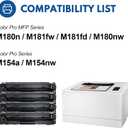 204A Toner Cartridge M180nw Ink Replacement for HP 204A Work with Color Pro MFP M180nw M181fd M181fw M180n M154nw M154a Printer Ink 204