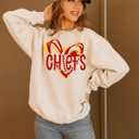MAPICK Womens Oversized Christian Sweatshirts Fleece Crewneck Sweaters Embroidered GOD IS GOOD Casual Pullover Tops (XX-Large)